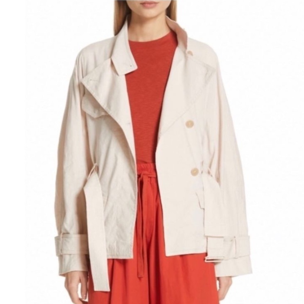 Vince Drapey Belted Utility Coat.
